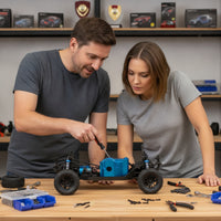 RC Car Gearbox Housing Upgrade RC Gearbox Cover with Screws Upgraded for Drivetrain Maintenance