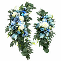 Artificial Flower Arch Decor Cascading Flower Garland with Roses Wedding Arch Flowers Flexible for Brides, Ceremony Backdrops