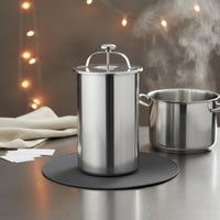 Heat Resistant Ham Press with Thermometer Easy to Clean Meat Steaming Mold