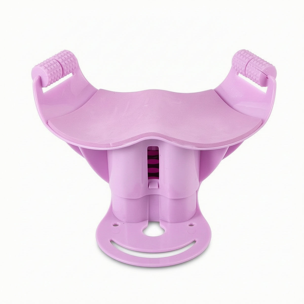 Hip Training Device with Rollers Ergonomic Torso Muscle with Spring Cushioned Glute Workout Tool for Postpartum Parents, Women, Home Gym