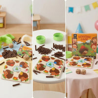 Educational Hedgehog Game Board with Pegs Learning Wooden Peg Game Sensory Peg Board Safe for Preschool