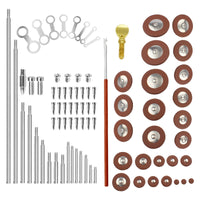85 Pieces Alto Sax Repair Metal Components and Pad Material Alto Saxophone Parts Set Lightweight Saxophone Maintenance Tool Set for Instrumentalists
