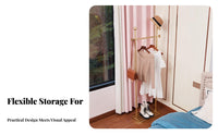 Multi-Hook unrestrictedstanding Coat Tree Stable Base Tree-Shaped Clothes Holder Sturdy Construction Clothing Stand Space-Saving for Children, Families, Office Workers, Entryway, Bedroom, Living Room, Hallway