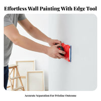 Handheld Paint Pad Edger Comfortable Sponge Edge Painting Tool No Masking Required Wall Trimming Paint Tool for Crafters, Beginners