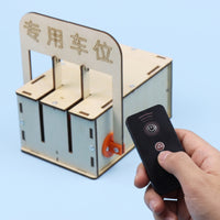 STEM Wireless Control Model Kit Buildable Parking Lock Model 3D Toy Laser-Cut for Children, Science Fair, Classroom