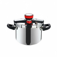 Burst-proofResistant Stainless Steel Pressure Cooker Safe Locking Lid 3-Level Pressure Cooker Easy to Clean for Home Cooking, Gas Cooktop