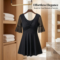 Swimsuits for Women with Modest Swim Dress Design for Water Sports, Control Swimming Costume for Older Ladies and Moms