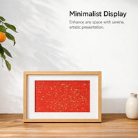Handcrafted Photo Frame Wood Grain, MDF Calligraphy Picture Frame, Acrylic Glass Frame for Calligraphy, Wall Mounting Photo Frame Art