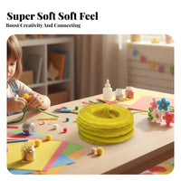 DIY Flower Making Wire Flexible DIY Flower Making Material Easy to Shape High Density Fuzzy Creative Wire for DIY Enthusiast S, Home Crafting