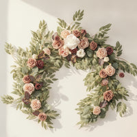 Artificial Flower Garland Faux Floral Garland Wedding Floral & Foliage for Home Decor, Party