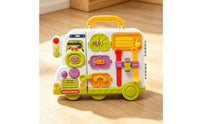 Multifunction Car Busy Board Portable Busy Board with Handle Educational Toy Travel-Friendly for Toddlers
