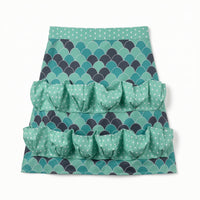 Multi-Pocket Waist Apron with Pockets Machine Washable Half Apron Sturdy Apparel Lightweight for Gardeners, Crafters, Kitchen, Gardening