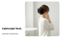 Airy-Like Hair Fastener Adds Volume Airy Hair Fastener Elegant Design Cute for Women, Everyday Wear, Leisurely Outinging Ings