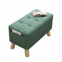 Minimalist Design Long Entryway Seat Modern appearance Long Ottoman Bench Soft Seating Household Furniture adaptable for Families, homeowners, Renters, Living Room, Hallway, Bedroom