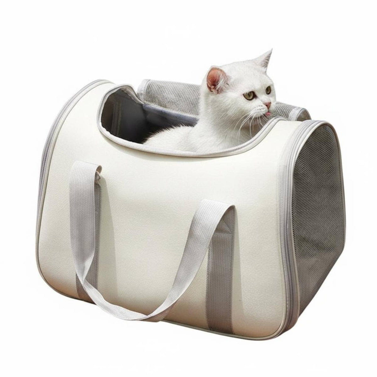 Soft-Sided feline excursion Bag Large Capacity Soft-Sided Pet Tote Shoulder Strap