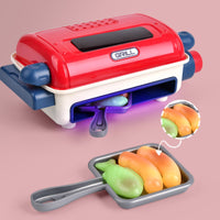 Cooking Toy Set Lights and Music Children's Play Kitchen Realistic Steam Effect Kids Outdoor Cooker Playset for Preschoolers, Young Children