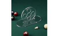 5-Hole Cue-Shaft Aiming Tool Transparent Cue Alignment Aid Acrylic Pool Aiming Aid Clear