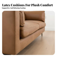 3-Seater Settee Latex Filling 3-Seater Upholstered Couch Modern Minimalist & design Sofa for Apartment Dwellers, residents, Living Room, Bedroom, Office