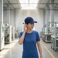 Anti-Collision Liner Baseball Style Bump Cap Structured Crown Safety Baseball Cap Stitched Panels Headwear Soft Textile Shell for Work, Outdoor Use