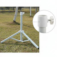 Umbrella Base Stand Foldable Umbrella Stand with Folding Legs Metal Outdoor Anchor for Garden, Backyard, Beach