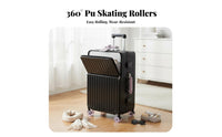 Aluminum Frame Hardside Suitcase sturdy rigid exterior Hardside hand luggage Combination Lock travel equipment Telescoping Handle for Travelers, getawayers, getaway, getaways, Airports, Weekend short journeys