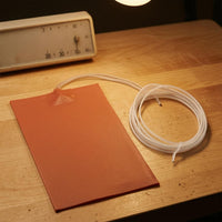 300W Silicone Heating Pad 220V Silicone Rubber Heating Pad Flat Flexible Heater Mat Wired