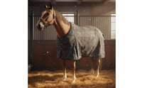 Winter Horse Blanket Cold Weather Horse Blanket with Belly Straps Contoured Adjustable for Horses, Stable, Turnout