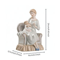 Mother and Baby Figurine Tabletop Decor Sentimental for Nursery, Living Room