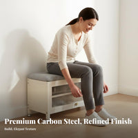 Space-Saving Entryway Shoe Bench Multi-Functional Shoe Storage Cabinet with Seat Large Capacity Sturdy Construction for Apartment Dwellers, Families, Homeowners, Hallway, Bedroom, Living Room, Closet