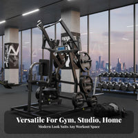Commercial Chest and Back Machine Heavy-Duty Steel Frame Plate Loaded Strength Adjustable Resistance Pectoral Press Machine for Bodybuilders