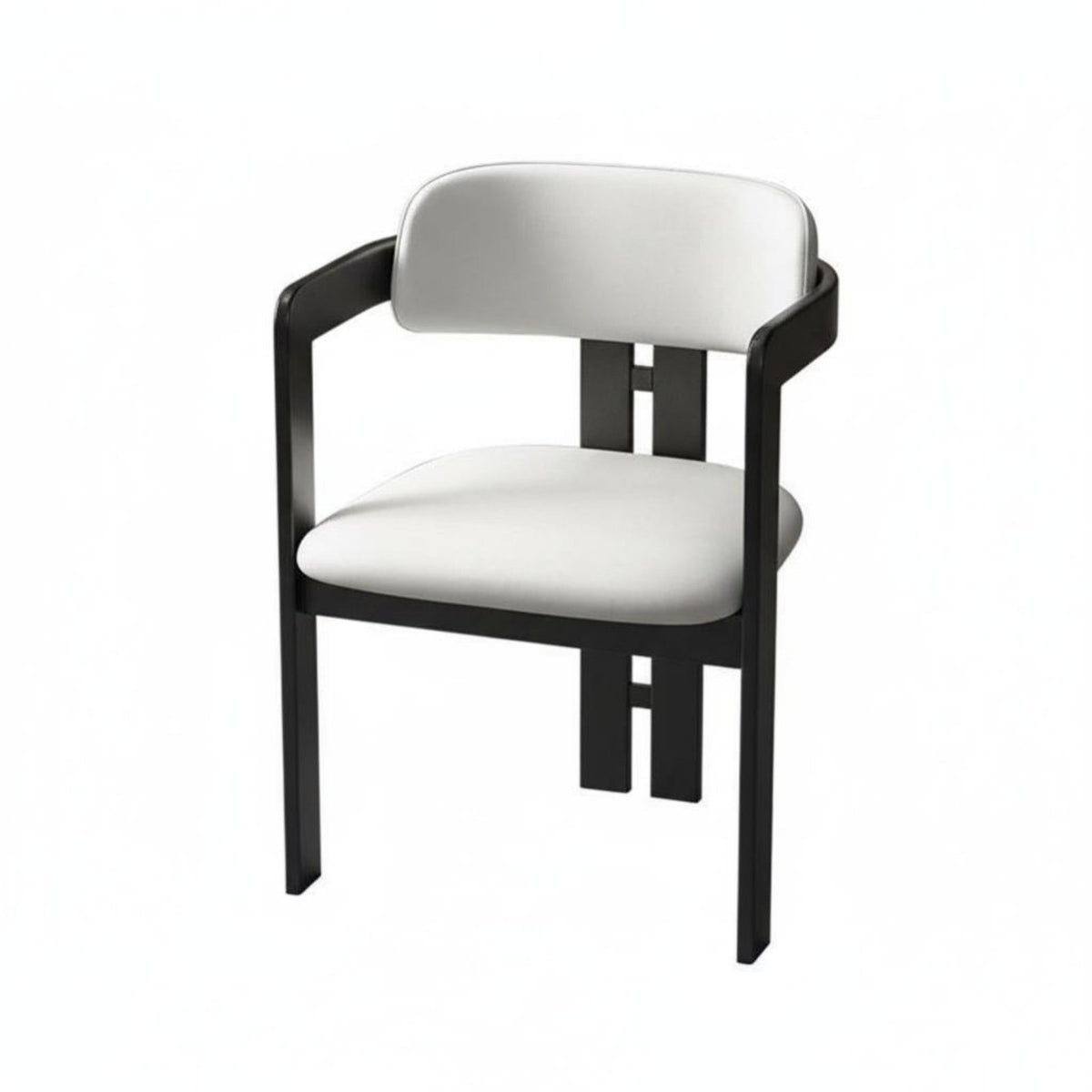Designer Aesthetic Upholstered Armchair With Arms Padded unobstructedBack Armchair Minimalist Design Dining Chair Sturdy Construction for Homeowners, Interior Designers, Business Owners, Living Room, Restaurant, Home Not Onice, Reading Nook