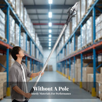 3 Pieces High Ceiling Bulb Remover Tool Accommodates Most Bulbs High Ceiling Bulb Changer for Maintenance Workers