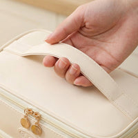 Lunch Box and Insulated Lunch Bags for Women, Pack of 2 Square Multi-layer Lunch Box Bag in PU Material, Large Capacity Picnic Bag, Cool Bag