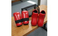 Taekwondo Guard Set Padded Hand Protectors Open Top Boot Style Foot Protectors