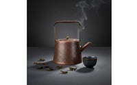 Thickened Handmade Copper Teapot Retro Design Large Copper Tea Kettle for Water Boiling, Outdoor, Ceramic Cooktop