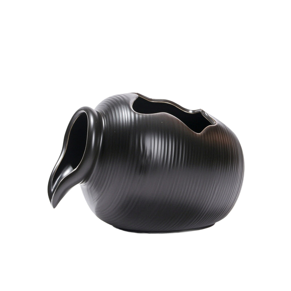 Ceramic Fish Bowl Water Circulation Pot with Glaze, Chinese Style