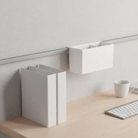 Minimalist Design Vertical File Organizer Space Saving Modular Magazine File Large Capacity Office Supply Easy Reach for Students, Study Room