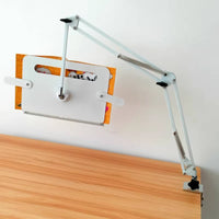 Adjustable Arm Book Stand Ergonomic Design Adjustable Desk Clamp Book Stand Space-Saving Clamp-on Reading Holder for Kids