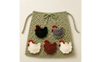 Handmade Egg Gathering Apron with Chicken Pockets Rustic Egg Collecting Apron with Chicken Pockets Whimsical Charming for Homesteaders, Backyard Farm