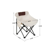 Deep-Seated Foldable Moon Chair Reclined Moon Chair Portable Furniture Compact for Travelers