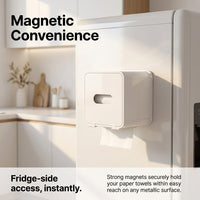 Cabinet Under Paper Towel Holder, Wall Mounted Dispensing Roll for Kitchen, No Drill Design, Lightweight & Space-Saving for Easy Access