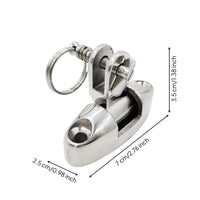 Deck Hinge with Pin and Hoop Resistant Deck Hinge with Pull Hoop Easy to Install Hardware for Boats, Yachts