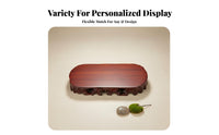 Plant Pot Pedestal Sturdy Wood Base Elevates Greenery for Home