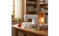 Electric Sewing Machine Built-in Light Compact Tabletop Sewing Machine Household Appliance Metal Frame