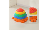 Animal-Shaped Crab Stepping Stone Sensory Stepping Stone with Textured Top Stackable Toy Sturdy for Obstacle Course