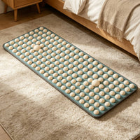 Wood Foot Low Profile Wood Foot Acupressure Mat Teal Surface