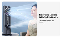 Desktop Water Cooling Fan Cools & Humidifies Portable Misting Fan Quiet USB Desk Chiller for Office, Bedroom, Dorm Room