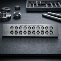 Precision Tungsten Carbide Draw Plate Long-Lasting Jewelry Drawplate Rectangular Tool Heavy Duty for Jewelers