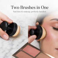 Large Foundation Nail Dust Cleaning Brush with Handle