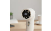 Handheld High-Speed Fan Fast Type-C-C Charging Battery-Powered Handheld Fan Efficient Engine Quiet Function for Commuting